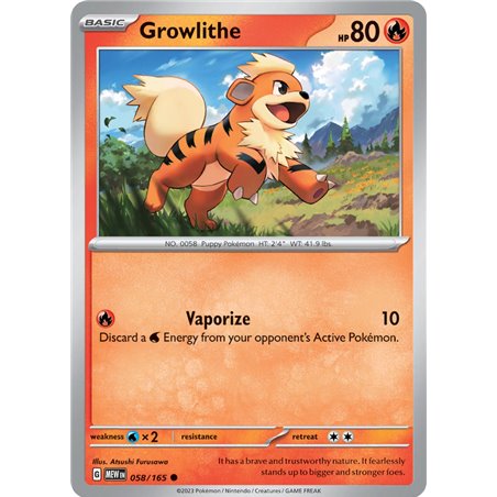 Growlithe (Reverse/Holo)