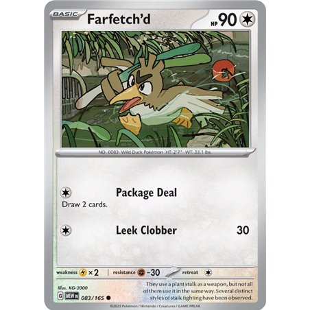 Farfetch'd (Reverse/Holo)