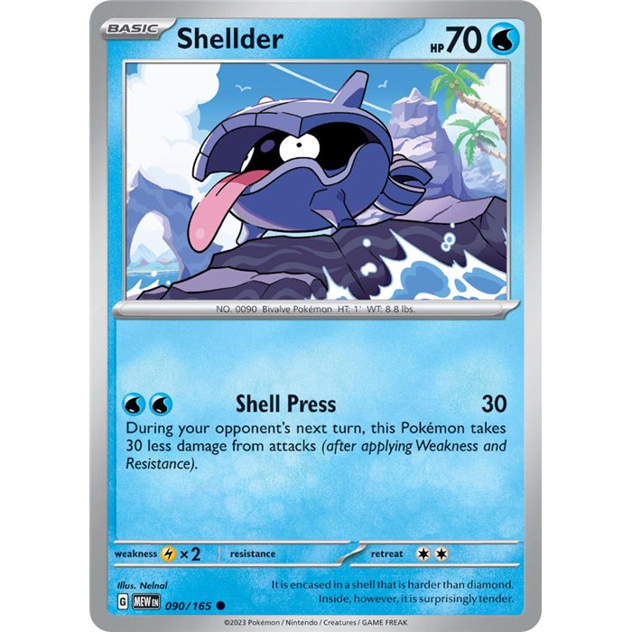 Shellder (Reverse/Holo)