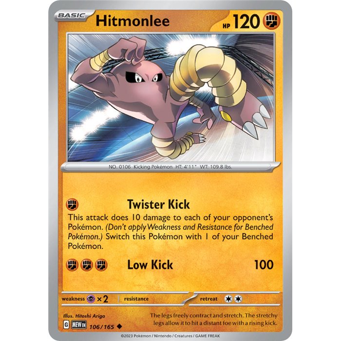 Hitmonlee (Reverse/Holo)