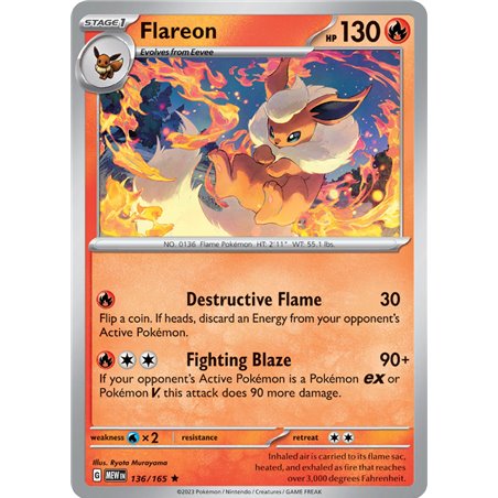 Flareon (Reverse/Holo)