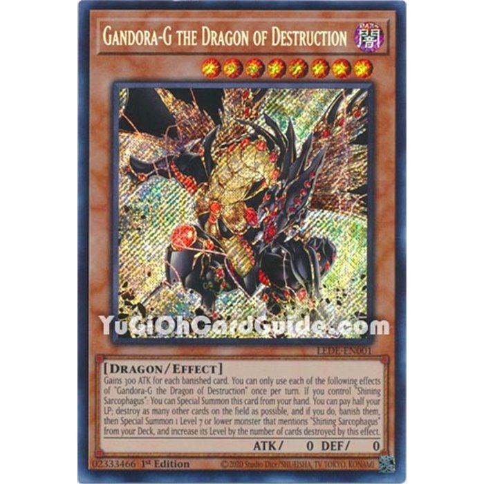 Gandora-G the Dragon of Destruction (Quarter Century Rare)