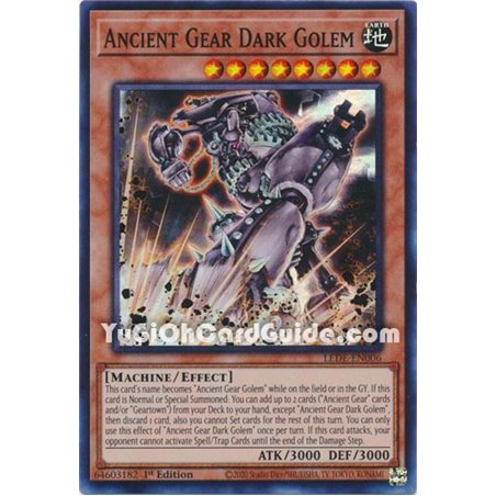 Ancient Gear Dark Golem (Super Rare)