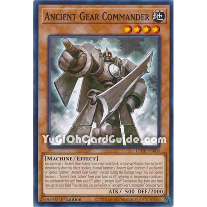 Ancient Gear Commander (Common)