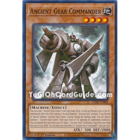 Ancient Gear Commander (Common)