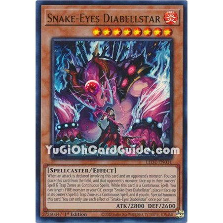 Snake-Eyes Diabellstar (Quarter Century Rare)