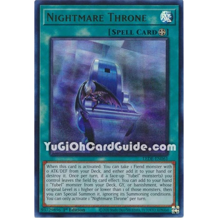 Nightmare Throne (Quarter Century Rare)