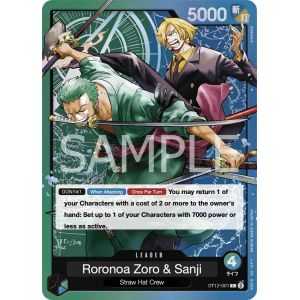 Roronoa Zoro & Sanji (Leader) – ONE PIECE DECKS | Carta ONE PIECE en México