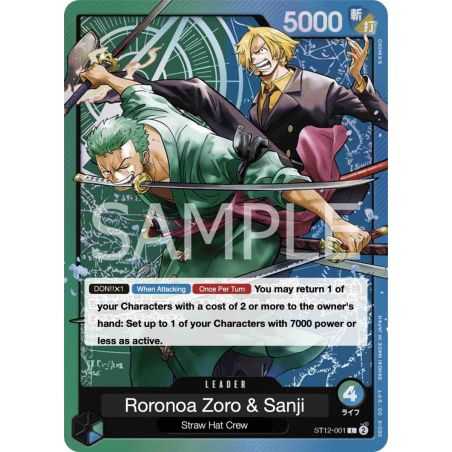 Roronoa Zoro & Sanji (Leader) – ONE PIECE DECKS | Carta ONE PIECE en México