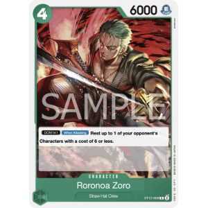 Roronoa Zoro (Common) – ONE PIECE DECKS | Carta ONE PIECE en México