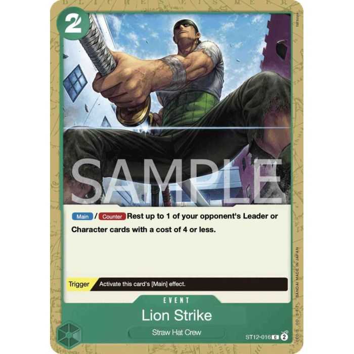 Lion Strike (Common) – ONE PIECE DECKS | Carta ONE PIECE en México