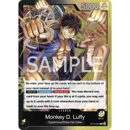 Monkey.D.Luffy (Leader) – ONE PIECE DECKS | Carta ONE PIECE en México