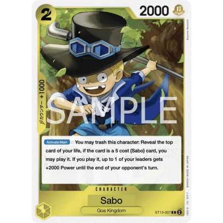 Sabo (Common) – ONE PIECE DECKS | Carta ONE PIECE en México