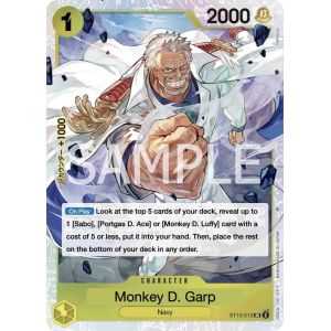 Monkey.D.Garp (Super Rare) – ONE PIECE DECKS | Carta ONE PIECE en México