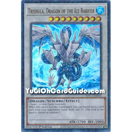 Trishula, Dragon of the Ice Barrier (Super Rare)