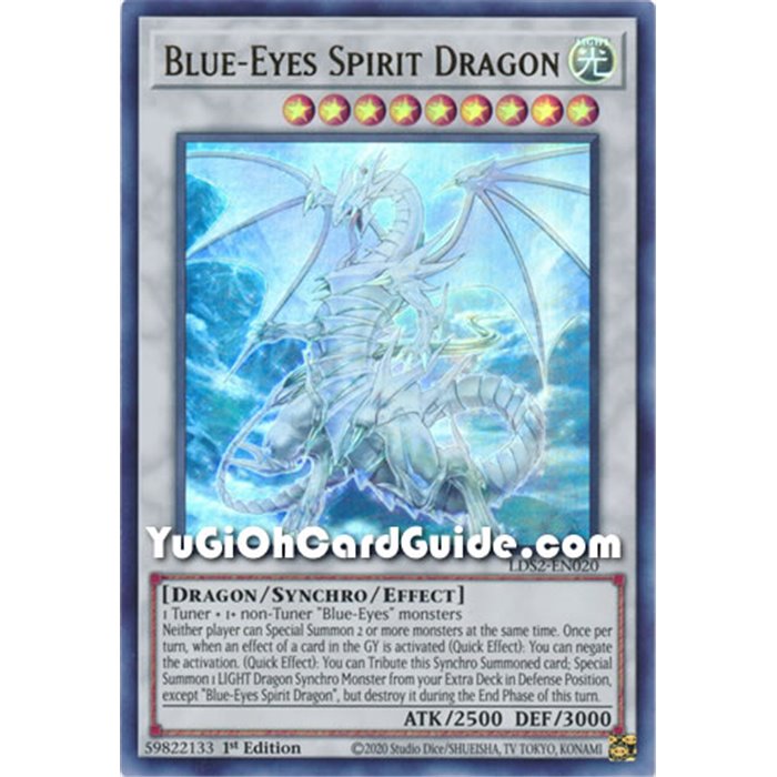 Blue-Eyes Spirit Dragon (Prismatic Collector Rare)