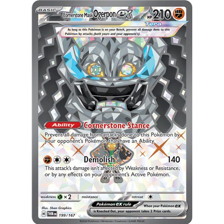 Cornerstone Mask Ogerpon ex (Full Art)