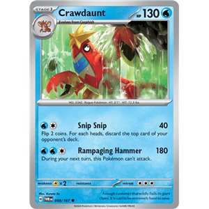 Crawdaunt (Common/Reverse Holofoil)