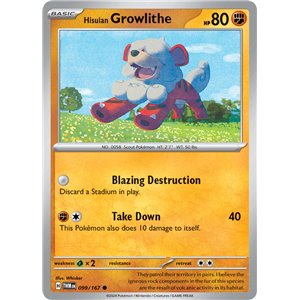 Hisuian Growlithe (Common/Reverse Holofoil)