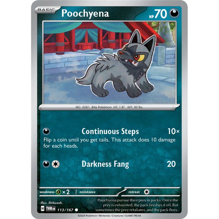 Poochyena (Common/Reverse Holofoil)