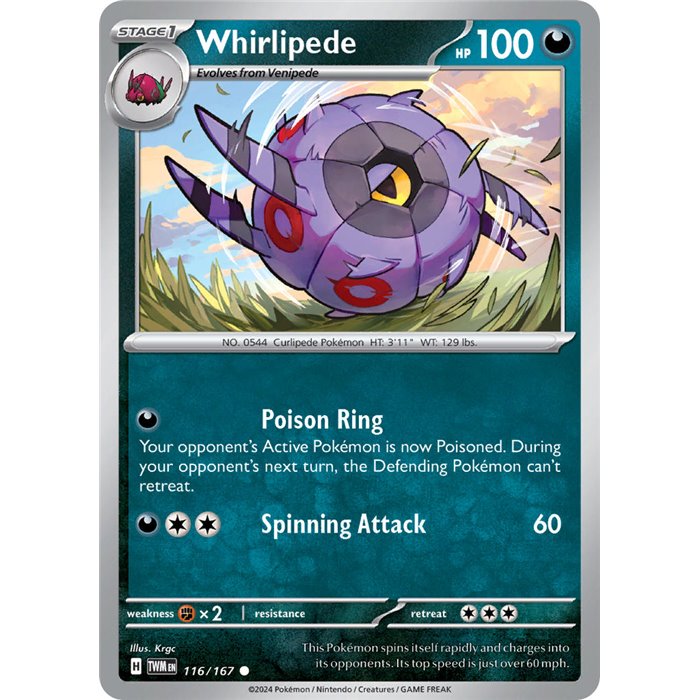 Whirlipede (Common/Reverse Holofoil)