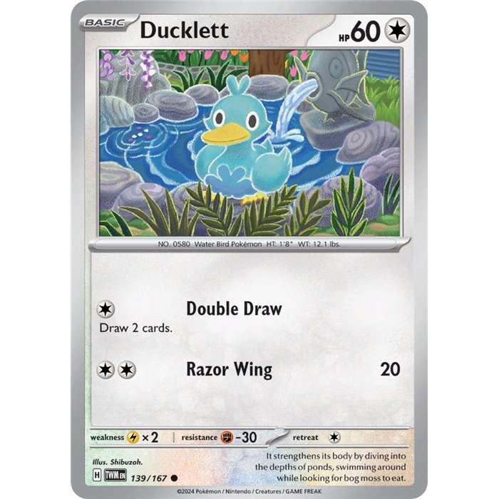 Ducklett (Common/Reverse Holofoil)