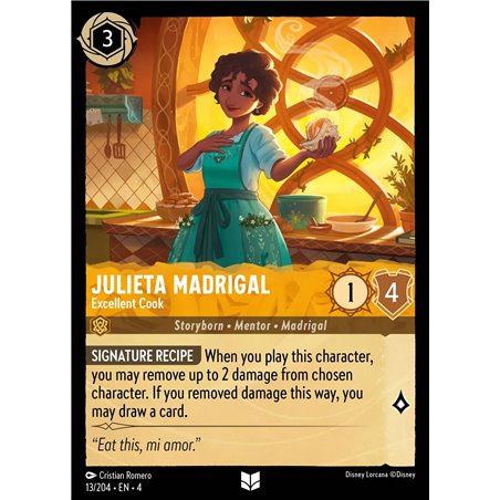 Julieta Madrigal - Excellent Cook (Uncommon)