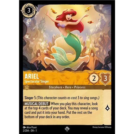 Ariel - Spectacular Singer (Super Rare)
