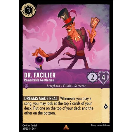Dr. Facilier - Remarkable Gentleman (Rare)