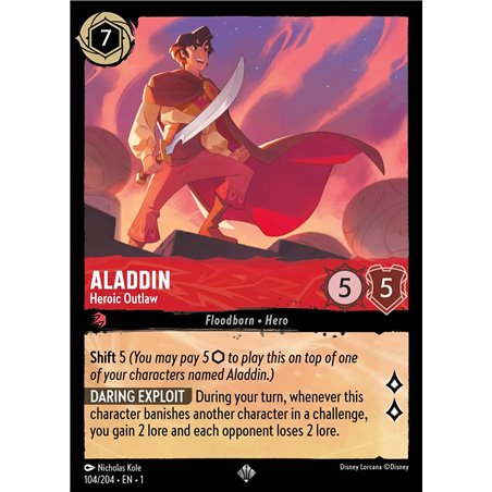 Aladdin - Heroic Outlaw (Super Rare)