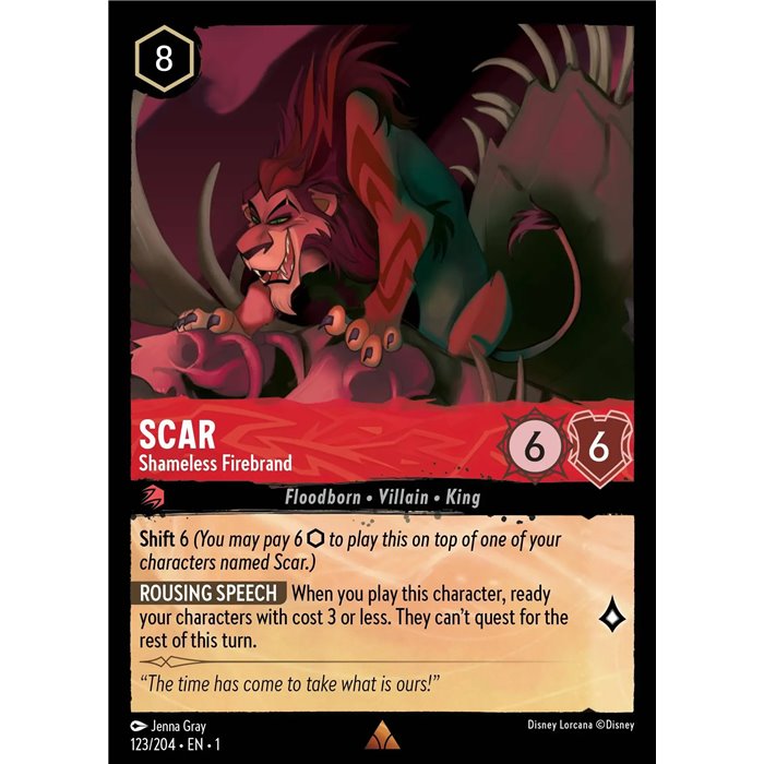 Scar - Shameless Firebrand (Rare)