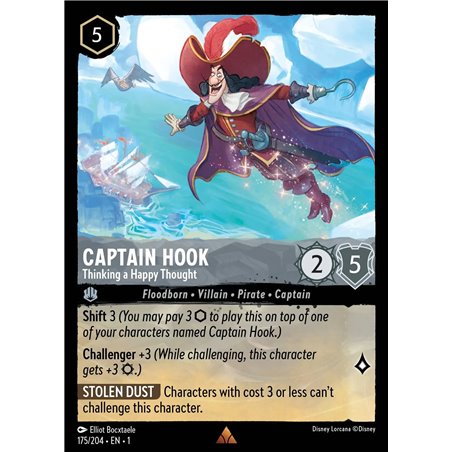 Captain Hook - Thinking A Happy Thought (Rare)