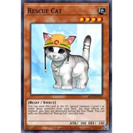 Rescue Cat (Ultra Rare) – YGO 25th Anniversary Rarity Collection II | Carta YUGIOH en México