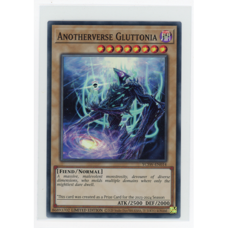 Anotherverse Gluttonia (Super Rare) (YCS PRIZE)