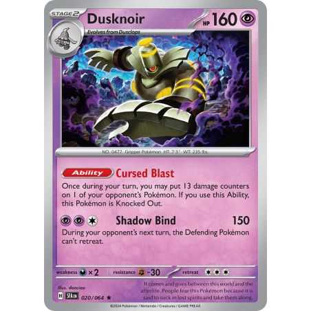 Dusknoir (Rare Holofoil) – SV6.5 Shrouded Fable | Carta POKEMON en México