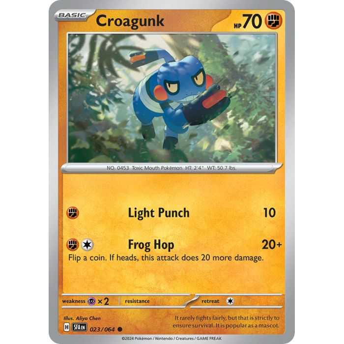 Croagunk (Common) – SV6.5 Shrouded Fable | Carta POKEMON en México