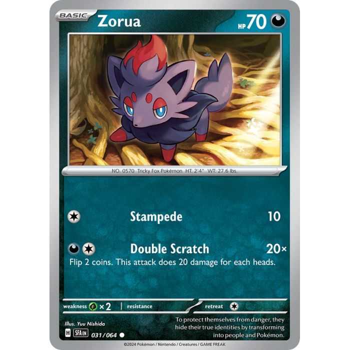 Zorua (Common) – SV6.5 Shrouded Fable | Carta POKEMON en México