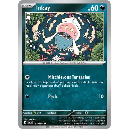 Inkay (Common) – SV6.5 Shrouded Fable | Carta POKEMON en México