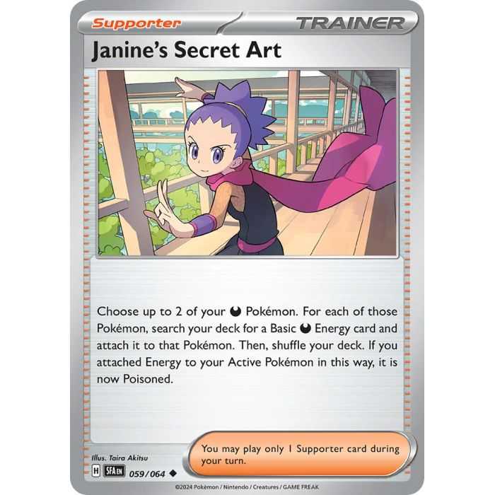 Janine’s Secret Art (Uncommon) – SV6.5 Shrouded Fable | Carta POKEMON en México