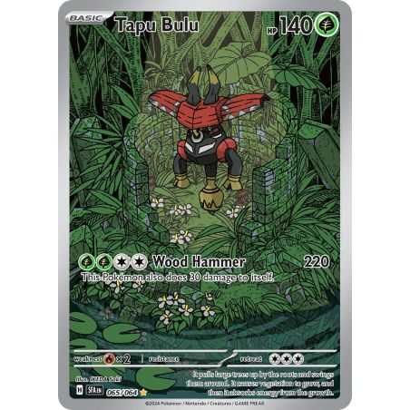 Tapu Bulu (Illustration Rare) – SV6.5 Shrouded Fable | Carta POKEMON en México