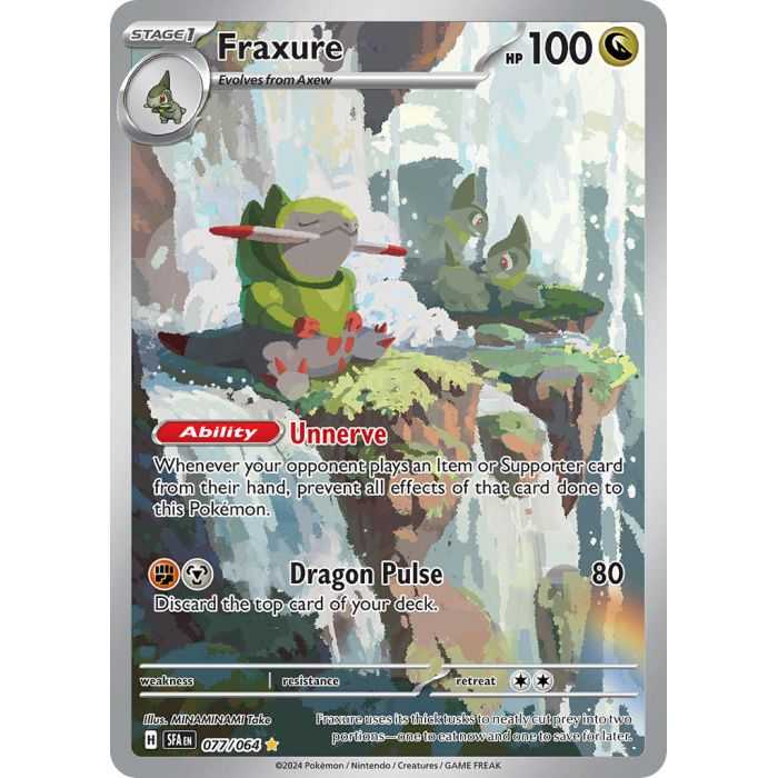 Fraxure (Illustration Rare) – SV6.5 Shrouded Fable | Carta POKEMON en México