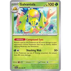 Galvantula (Uncommon/Reverse Holofoil) – SV6.5 Shrouded Fable | Carta POKEMON en México