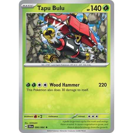 Tapu Bulu (Rare/Reverse Holofoil) – SV6.5 Shrouded Fable | Carta POKEMON en México