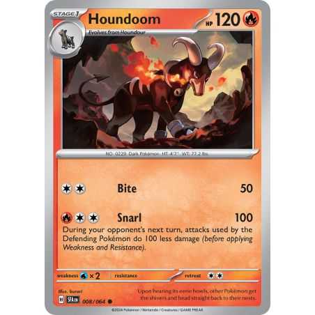 Houndoom (Common/Reverse Holofoil) – SV6.5 Shrouded Fable | Carta POKEMON en México