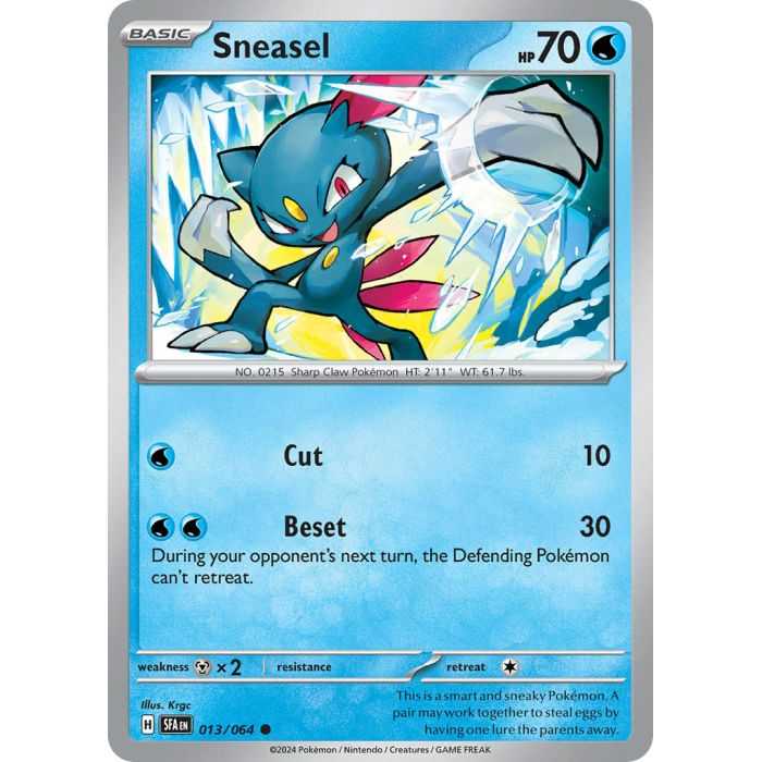 Sneasel (Common/Reverse Holofoil) – SV6.5 Shrouded Fable | Carta POKEMON en México