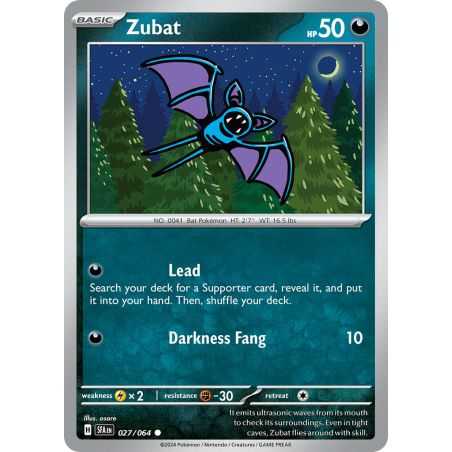 Zubat (Common/Reverse Holofoil) – SV6.5 Shrouded Fable | Carta POKEMON en México