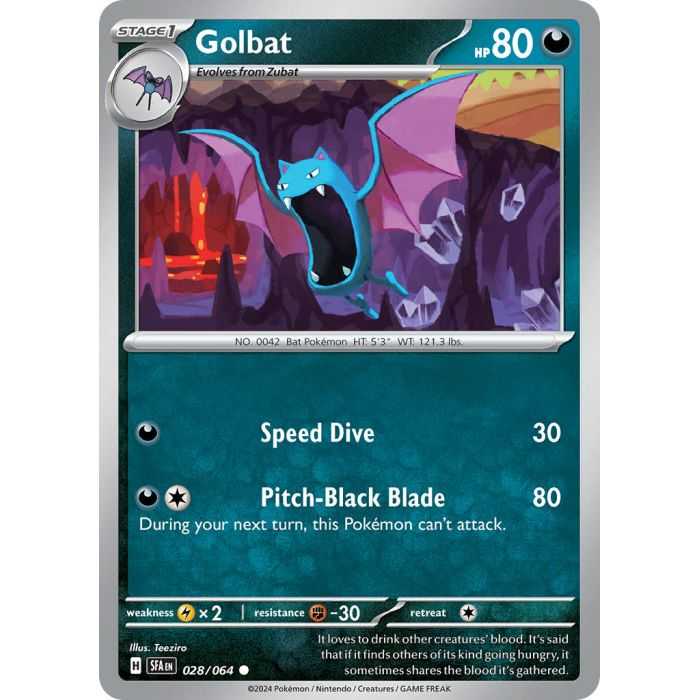 Golbat (Common/Reverse Holofoil) – SV6.5 Shrouded Fable | Carta POKEMON en México