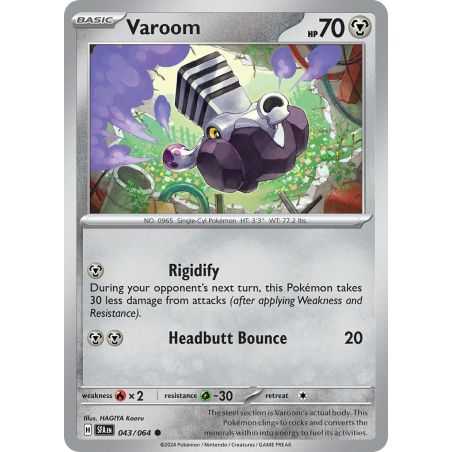 Varoom (Common/Reverse Holofoil) – SV6.5 Shrouded Fable | Carta POKEMON en México