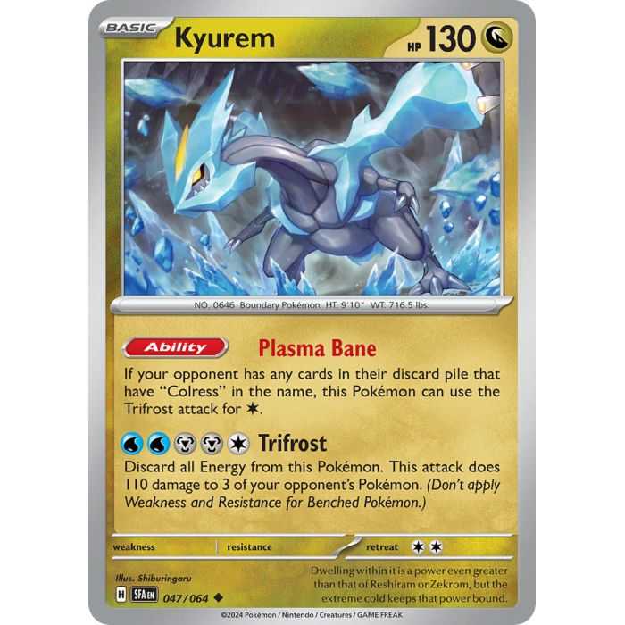 Kyurem (Uncommon/Reverse Holofoil) – SV6.5 Shrouded Fable | Carta POKEMON en México