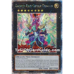 Galaxy-Eyes Cipher Dragon (Quarter Century Secret Rare)